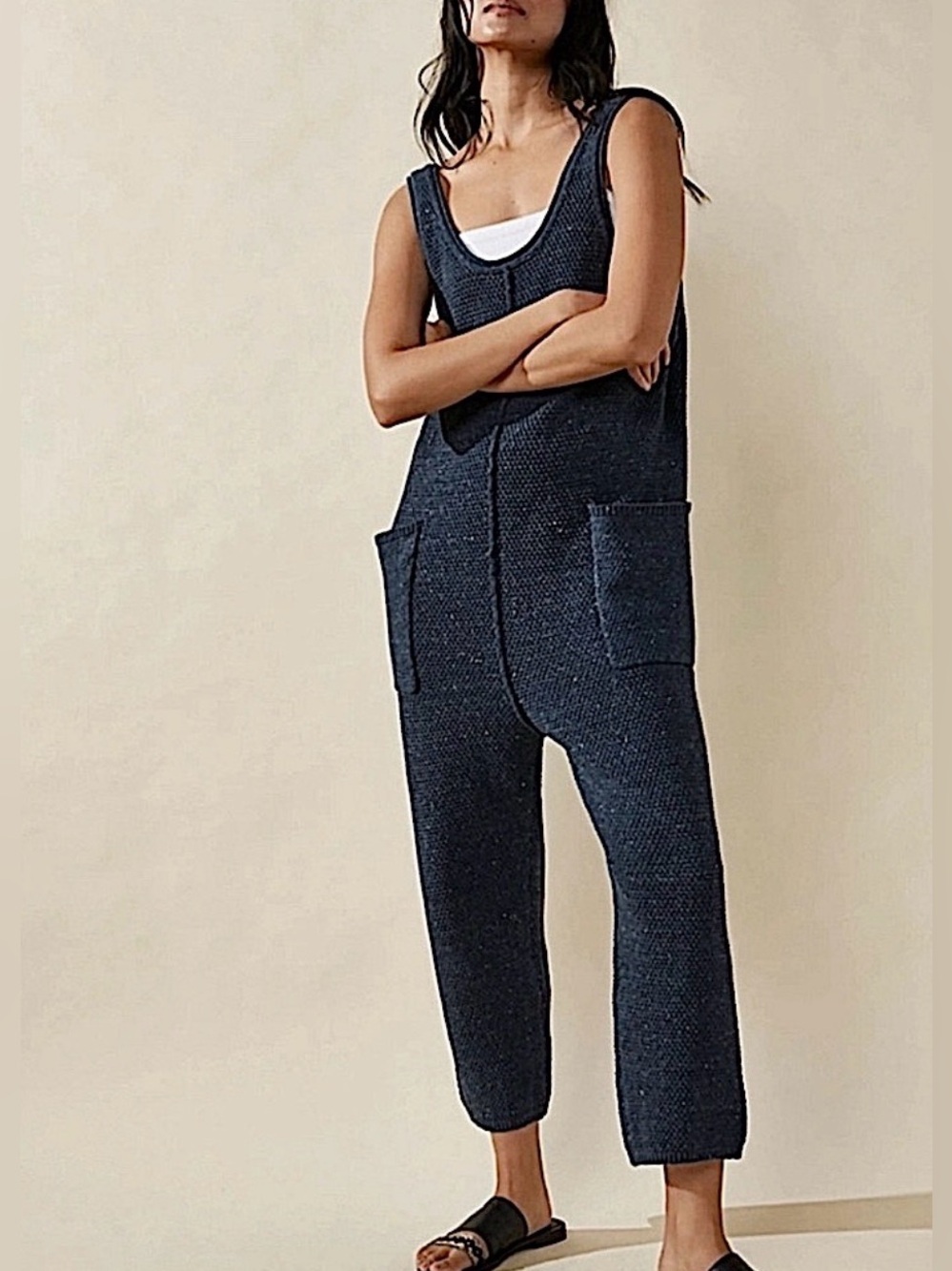 Free People Hailee Knit One-Piece Sweater Jumper, NEW